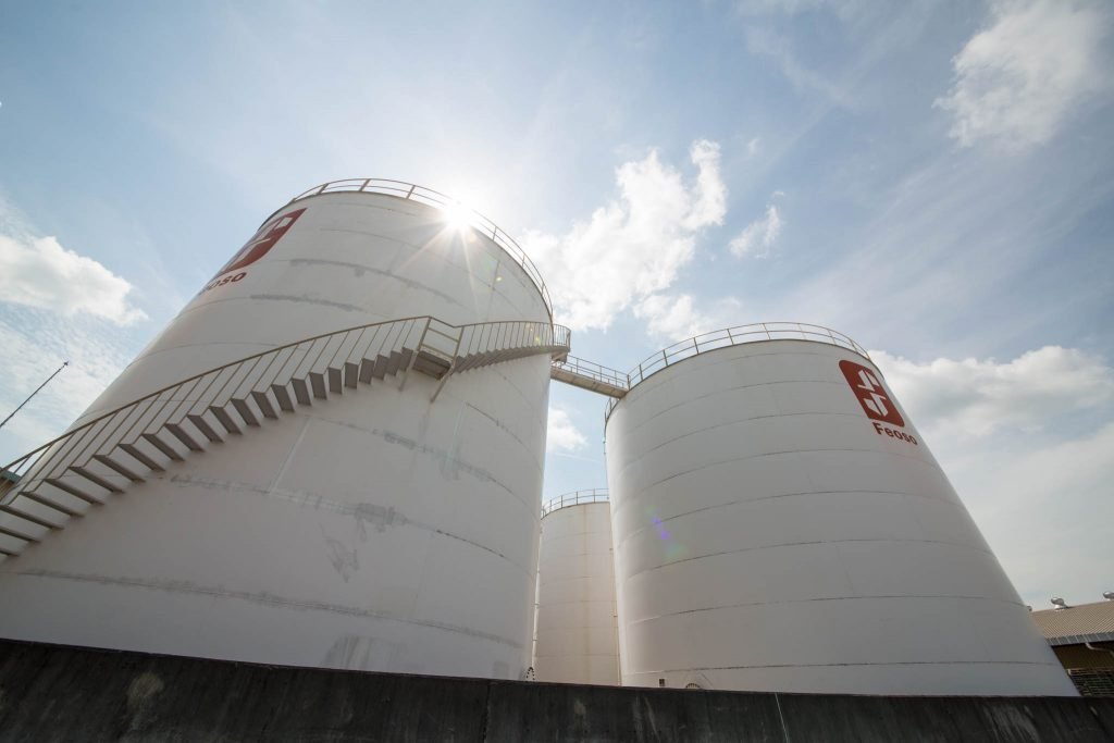 Base Oil Storage tanks